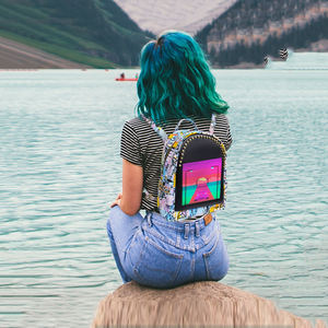 Sac à dos de cyclisme imperméable et anti-poussière T5 avec écran LED, contenu d'affichage personnalisé, fonctionnement simple et pratique - Product Image 1