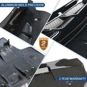 Para <span class=keywords><strong>Ferrari</strong></span> <span class=keywords><strong>F430</strong></span> Spider Convertible 2005-2009, modelo de coche, Panel de Bahía de motor de fibra de carbono seco, embellecedores interiores - Product Image 5