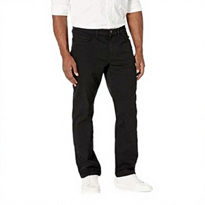 Pantalones de Lona Casuales para Hombre de Alta Calidad, Cintura Media, Corte Regular, Ligeros, Transpirables, Cierre de Botón, Premium - Product Image 3