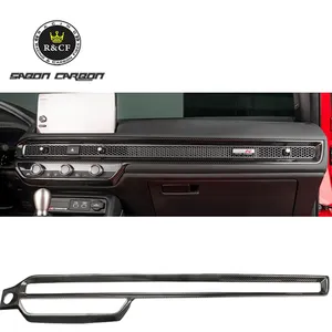 2023 tipo <span class=keywords><strong>R</strong></span> FL5 fibra de carbono seca consola tablero Panel embellecedor cubierta decorativa para <span class=keywords><strong>Honda</strong></span> <span class=keywords><strong>Civic</strong></span> tipo <span class=keywords><strong>R</strong></span> - Product Image 1