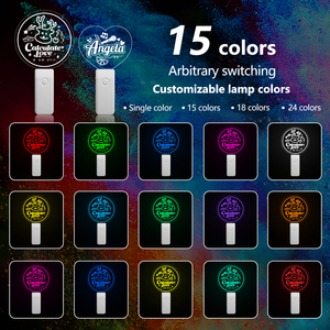 Meilleure vente de bâtons lumineux de concert de 15 couleurs au Japon et en Corée bâtons lumineux à LED multicolores pour les fêtes, Raves, - Product Image 5
