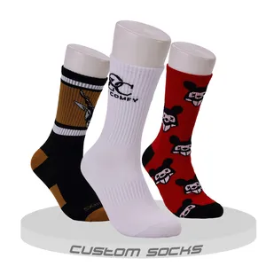 Factory Wholesale Men Sock Manufacturers Custom Logo Casual Dress Sock Custom Men Sock