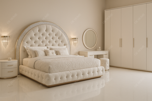 Ensemble de meubles de chambre à coucher modernes de luxe en bois massif Matoezzi avec fonctionnalités convertibles et réglables, lit king size, garantie de 5 ans - Product Image 5