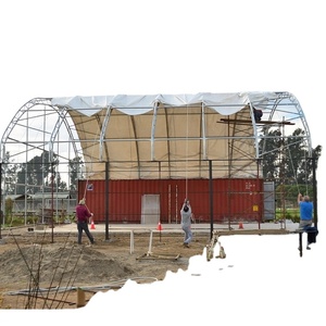 Carpa Contenedor de 40 pies de Diseño Industrial GS, Refugio de Acero de Doble Armadura para Almacén de Envío con Forma de Domo o Pico, Tamaño de 20 pies - Product Image 3