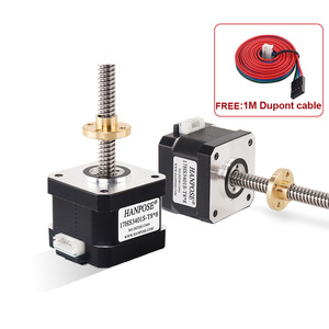 มอเตอร์สเต็ปเปอร์ HANPOSE 42 รุ่น <span class=keywords><strong>17HS3401S</strong></span>-T8*8 มอเตอร์แบบสกรู ความยาว 200 มม. ของใหม่จากโรงงาน ขายตรง มอเตอร์สเต็ปเปอร์ Nema17 - Product Image 3