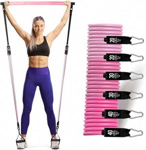 Barre de Pilates multifonctionnelle personnalisable en latex TPE avec bandes de résistance à haute élasticité pour exercices de fitness - Product Image 2