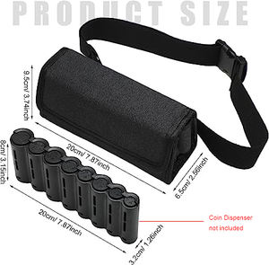 Populaire au Royaume-Uni Sacoche de Serveur Organisateur de Pièces de Monnaie Sac de Rangement pour Pièces de Monnaie Porte-Monnaie Euro - Product Image 3