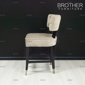 Ghế Phòng Ăn Bằng Vải Phong Cách Bắc Âu Hiện Đại Chất Lượng Cao Ghế Quầy <span class=keywords><strong>Bar</strong></span> Bằng Nhung Đặt Làm Theo Yêu Cầu - Product Image 3