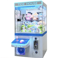 Игровой автомат-хватайка Tide House Mini с монетоприемником, пластиковый, для развлечений, для детей, для использования в помещении