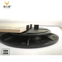 Pieds de nivellement réglables pour carrelage, support de pavés, terrasse, support en plastique, piédestal TA-U 30-52 mm