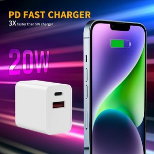 Ipohe <strong>USB</strong> <strong>C</strong> Charger Block Dual Port Fast Charging Cube Brick <strong>Plug</strong> <strong>Adapter</strong> 5V/3A For Watch Se Charger <strong>USB</strong> <strong>C</strong> Fast Charger <strong>Adapter</strong> - Product Image 6