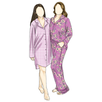 Pyjamas en bambou de haute qualité, style tendance, personnalisés pour femmes, vêtements de nuit pour femmes, pantalon décontracté, vêtements de détente de luxe