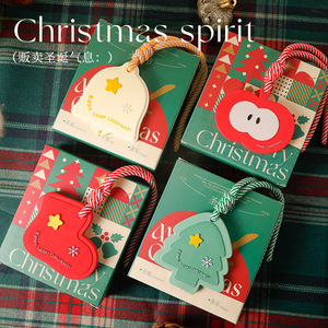 Coffret Cadeau Parfum de Noël, Ornement Suspendu en Bois d'Aromathérapie, Décoration Parfumée pour la Maison, Cadeau d'Entreprise pour les Fêtes - Product Image 6