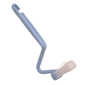 Brosse de toilette en forme de S, poils en nylon plastique, boucle de suspension pour le nettoyage des toilettes - Product Image 5