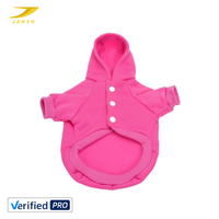 Adorable Sudadera con Capucha Rosa para Perro, Cómoda y Suave de Algodón, Sudadera para Mascotas, Atuendo Diario Elegante y Cómodo para Mascotas