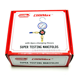 ชุดเกจวัดแรงดันน้ำยาแอร์ CoolMax Super Testing Manifolds พร้อมสายชาร์จ 2 เส้น - Product Image 1