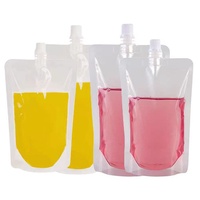 Sachets souples transparents de qualité alimentaire pour jus, boissons et médicaments chinois, emballages composites jetables en gros