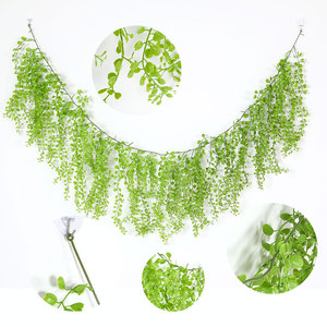 Mur végétal artificiel en rotin facile à poser, 150 cm, décoration intérieure et extérieure - Product Image 1