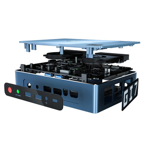 Nuevo <span class=keywords><strong>Mini</strong></span> <span class=keywords><strong>PC</strong></span> de Moda <span class=keywords><strong>2022</strong></span>, GTi11 I7 1165G 32+500G Win10, <span class=keywords><strong>Mini</strong></span> Ordenador Personal, <span class=keywords><strong>Mini</strong></span> Laptop de Metal Negro para Negocios en Interiores - Product Image 4