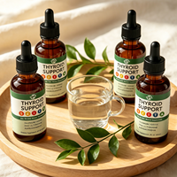 Grossiste OEM ODM Usine Marque Privée Premium Iode Liquide 60ml Complément Herbal Gouttes de Soutien Thyroïdien Bien-être Quotidien Santé