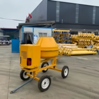 Nouvelle bétonnière mobile à moteur automatique, capacité du tambour 350L, haute productivité, à vendre
