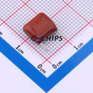 Condensador de película de polipropileno (CBB) W312J104KJ6SP1A0EC, componente de montaje en orificio (THT), paso = 7.5 mm, 100 nF, 10 %, 630 V - Product Image 1