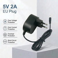 Adaptateur secteur AC/DC 5V 2A 10W avec prise universelle américaine, alimentation à découpage pour équipement audio et appareils domotiques