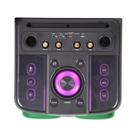 CSN-L7 Prix de gros direct usine Enceinte de fête double 12 pouces 100W avec anneau lumineux RGB TWS Prise en charge OEM ODM USB TF AUX