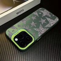 Étui de téléphone en plastique dur de concepteur de motif d'étoile à la mode pour iPhone 11 12 13 Mini 14 15 16 17 Pro Max matériel PC
