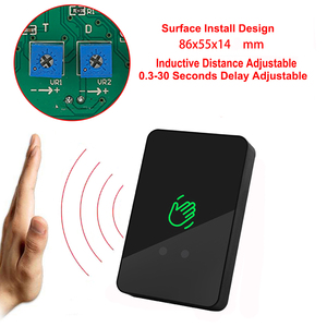 Escala ajustável Touchless <span class=keywords><strong>Exit</strong></span> Switch IR Pedido para saída Sensor Time Delay NO NC COM - Product Image 2