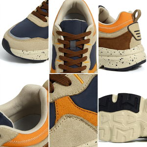 Sneakers Chunky Alla Moda Personalizzate con Lacci, <span class=keywords><strong>Scarpe</strong></span> Leggere da Uomo per Uso Quotidiano e Passeggio - Product Image 2