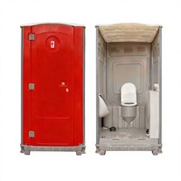 Toilettes chimiques portables écologiques, durables et économiques en HDPE, installation facile, toilettes extérieures modernes pour parcs et hôpitaux