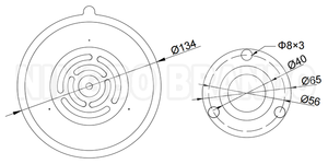 <span class=keywords><strong>MVRS</strong></span> 83000 <span class=keywords><strong>MVRS</strong></span> 500310 Membran-Reparaturset für Getreidemühlenmaschinen Luftstrahlfilter Impulsventil - Product Image 3