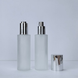ผู้ผลิตบรรจุภัณฑ์เครื่องสำอางแบบขวดแก้วฝ้าขนาด 30 มล. 40 มล. 50 มล. 60 มล. 100 มล. 20 กรัม 30 กรัม 50 กรัม พร้อมหัวปั๊มสเปรย์สำหรับเซรั่ม - Product Image 5