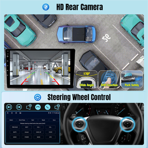 Android 9 Inch 4 Core 2 + 32gb Carplay Autoradio Android pour Honda CRV 2002-2006 Gps Wifi 4g <span class=keywords><strong>Fm</strong></span>/rds Hi-fi Bt Dsp - Product Image 5