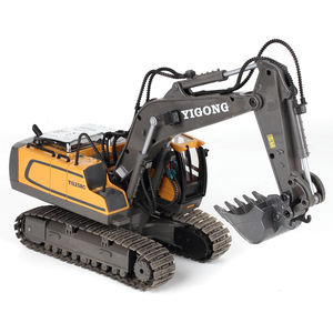 Vehículo de ingeniería de Control remoto de aleación inalámbrica de 2,4G, excavadora 4x4, camión volquete, carretilla elevadora, experto, juguetes transfronterizos para niños - Product Image 1