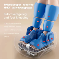 12 Set complet enveloppé soulagement de la douleur électrique vibrant Shiatsu veau pied masseur de jambe avec pression d'air et chaleur