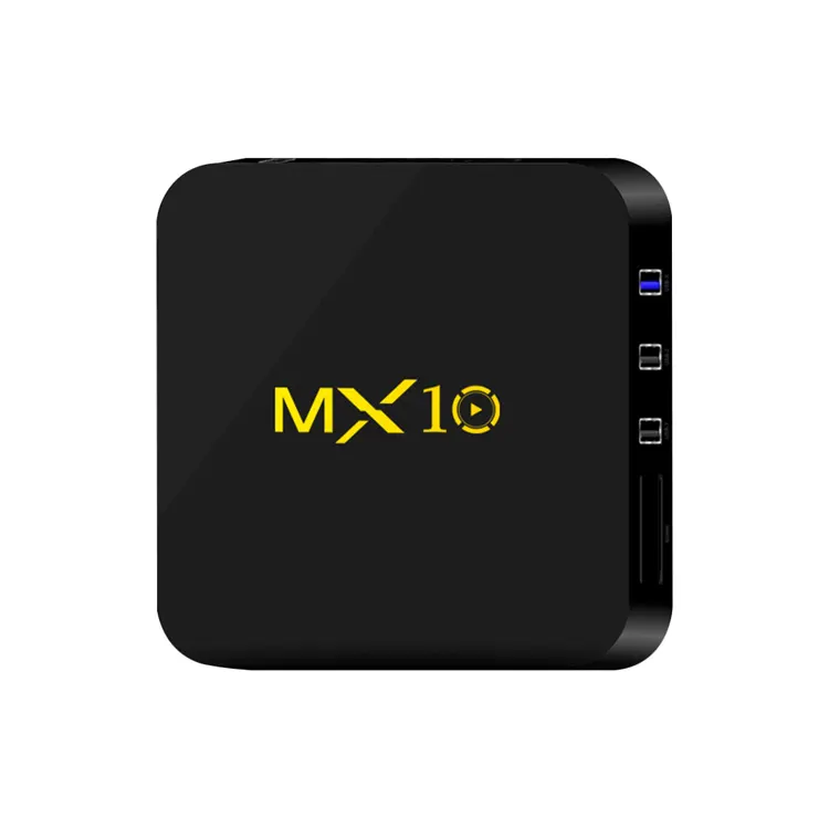 ТВ-приставка MX10 Android 9,0 RK3228 4 Гб 64 Гб 2,4G Wifi UHD 4K USB 3,0