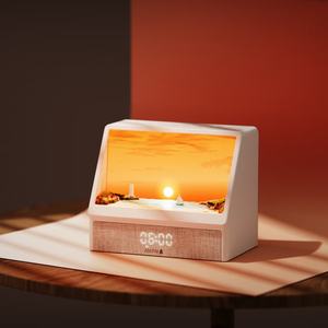 Haut-parleur Bluetooth avec lumière de réveil 3D effet lever de soleil, alarme numérique simulée 10W, bruit blanc, haut-parleur sans fil pour chambre à coucher - Product Image 5