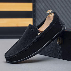 Mocassins en <span class=keywords><strong>daim</strong></span> décontractés Chaussures plates de conduite Mode Bureau Chaussures habillées Grande taille pour hommes - Product Image 6