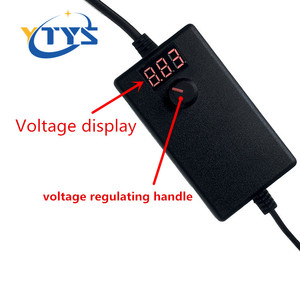 <span class=keywords><strong>Alimentation</strong></span> électrique AC/DC YTYS YS312-2 3-12V 2A, adaptateur de tension réglable, prise multi-prises, affichage de la tension, régulation progressive CE/FCC - Product Image 2