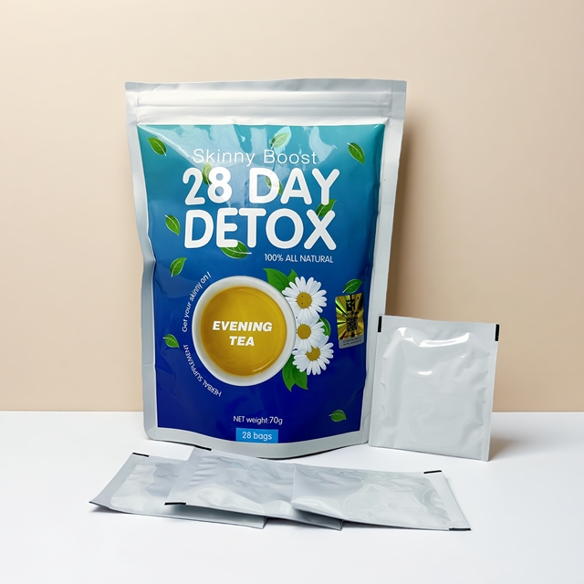 OEM Best Selling 28 Day Detox Slim Flat Tummy Tea Bags Detox Flat Tummy Tea Slim Tea  with Detox Benefits for Weight Loss