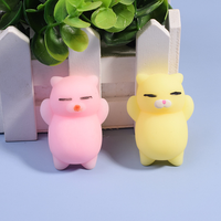 Mainan Squishy Mochi Kawaii Ramah Lingkungan untuk Menghilangkan Stres, Mainan Hewan untuk Diremas, untuk Anak Usia 5 hingga 7 Tahun & Dewasa, Mainan Pereda Kecemasan