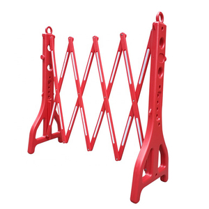 Barriera di controllo della folla portatile temporanea con recinzione in plastica espandibile all'ingrosso misure di sicurezza stradale - Product Image 4