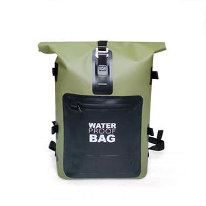 Sac à dos étanche pour activités de plein air, randonnée, trekking, cyclisme, sports nautiques, avec fermeture enroulable en maille PVC - Product Image 1