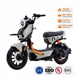 Vélo Électrique Urbain de Bonne Qualité 1000W 60V 20Ah avec Pneus Larges Optionnels, Moto Électrique à 2 Roues à Vendre - Product Image 1