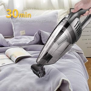 Aspiradora de Mano para Auto con Alta Potencia de 120W, <span class=keywords><strong>7000PA</strong></span>, Portátil, Recargable, Inalámbrica, con Potente Ventilador de Aluminio - Product Image 3