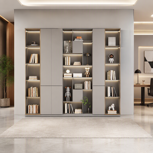 Easy-to-Assemble <strong>Custom</strong> Modern Luxury Wooden <strong>Bookcase</strong> 6 Shelf Modular Bookshelf with Detachable Design for Home Office - Product Image 3