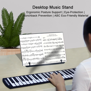 Support de partition de <span class=keywords><strong>musique</strong></span> de bureau portable et réglable pour piano, idéal pour la pratique à domicile et la lecture - Product Image 4