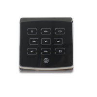 Amplificateur mural mini-audio bluetooth 25W de classe D, 2/4 canaux, avec prise en charge USB, carte SD/TF, 2 à 8 haut-parleurs, télécommande